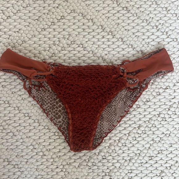 ACACIA Swim Amalfi Bikini Top & Bottom | burnt orange - Picture 2 of 5